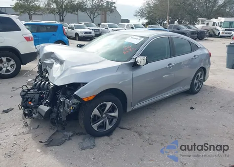 2019 Honda Civic Lx из США, поврежденный, VIN 19XFC2F64KE021436